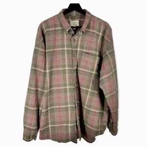 Cabela's Plaid Button Down Long Sleeve Shirt - XL